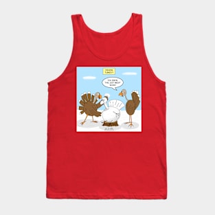 Snow Turkey Decoy Tank Top